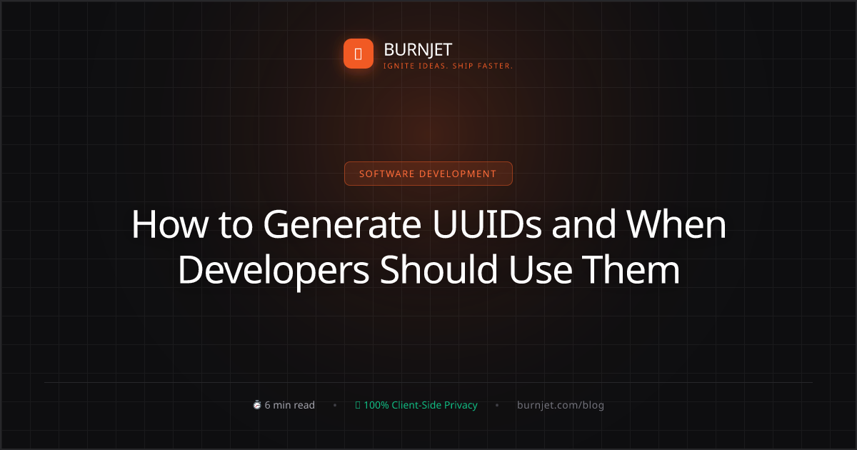 How to Generate UUIDs and When Developers Should Use Them